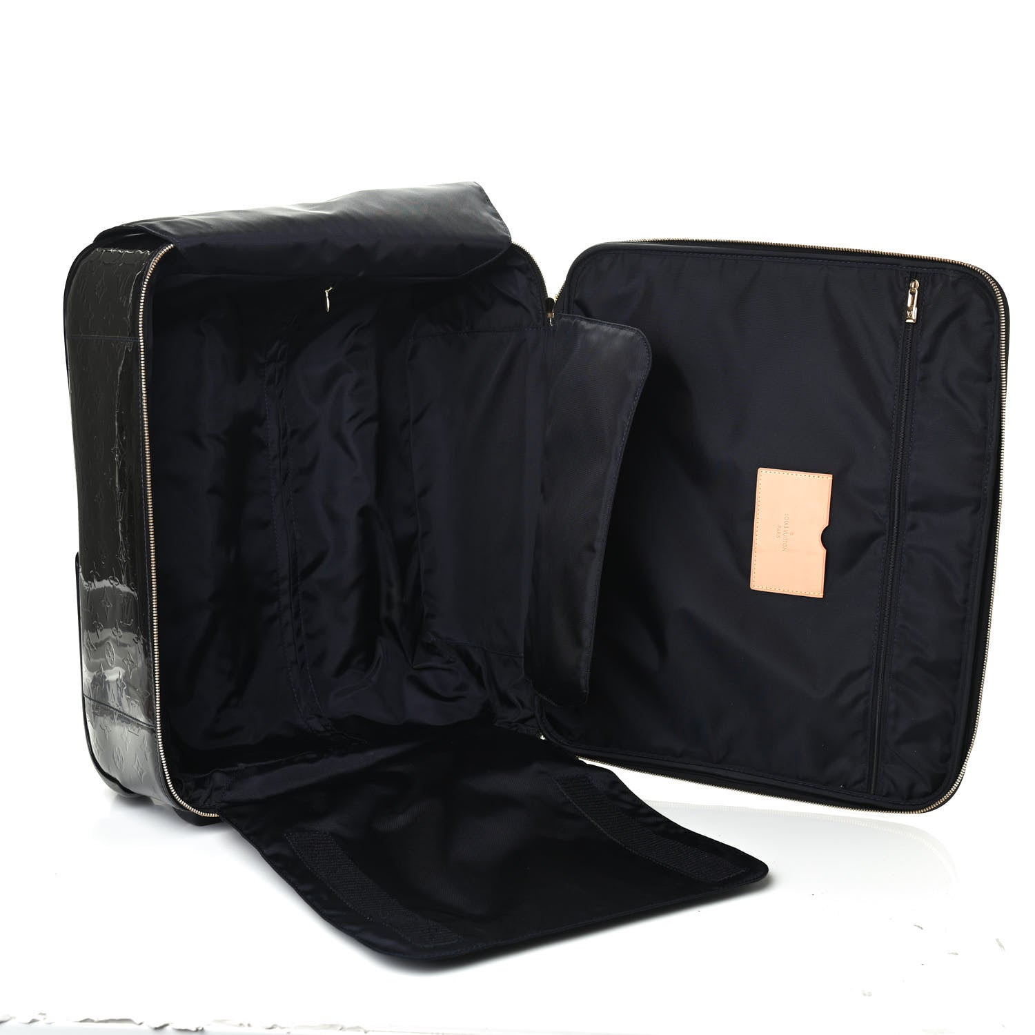 Louis Vuitton Vernis Pegase 45 Rolling Luggage Blue Infini 4 of 4