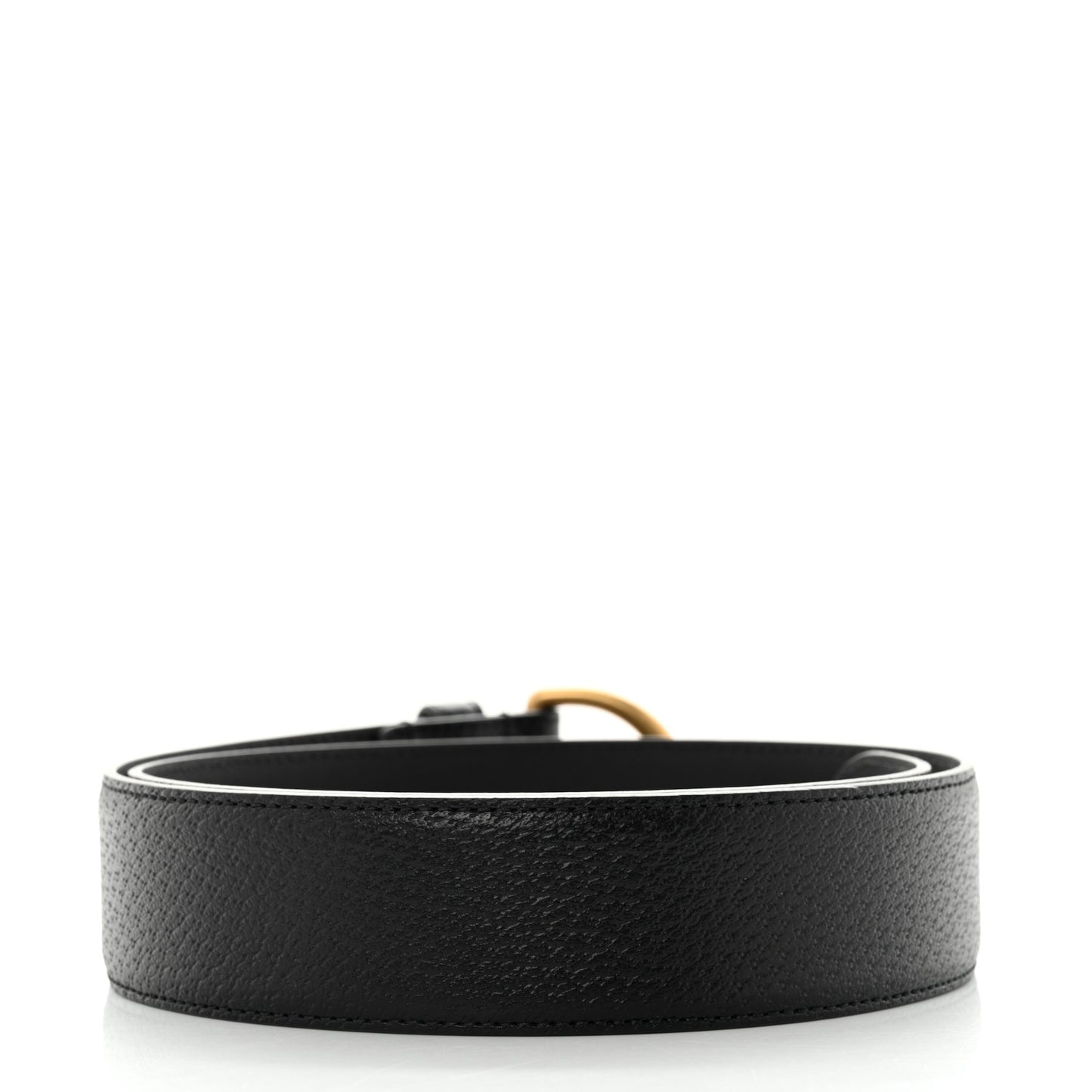 Textured Dollar Calfskin 40mm Belt 85 34 Black