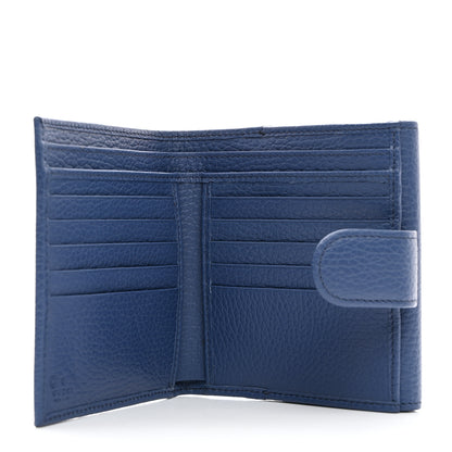Gucci Dollar Calfskin Interlocking G French Wallet Caspian 5 of 9