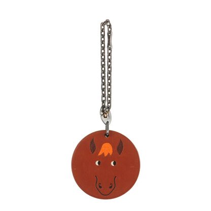 Hermes Barenia Horse Bag Charm Fauve 1 of 4