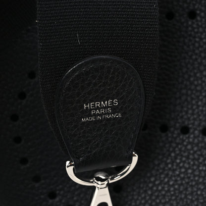 Hermes Taurillon Clemence Evelyne III PM Black 8 of 11