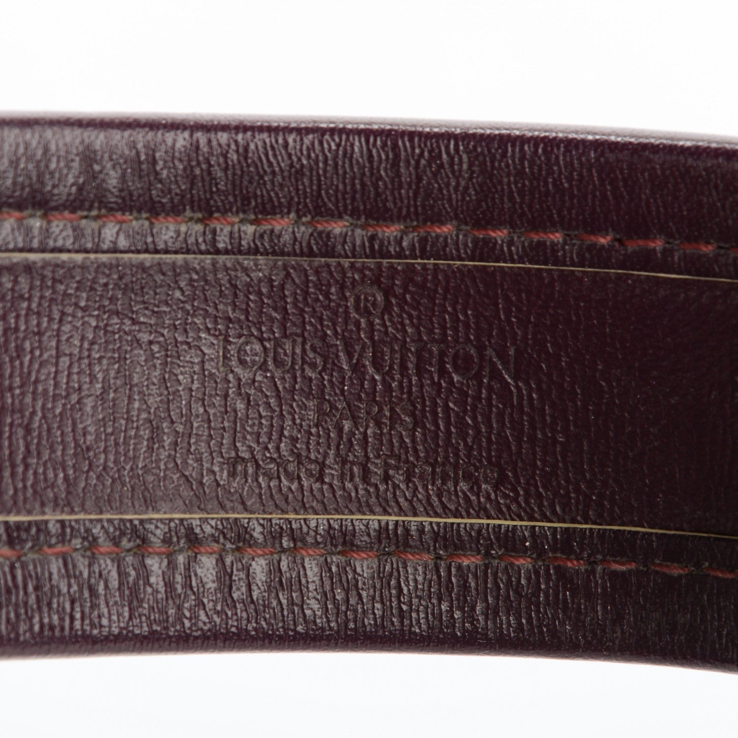 Louis Vuitton Chèvre Suhali S Lock Bracelet Small Prune 5 of 6