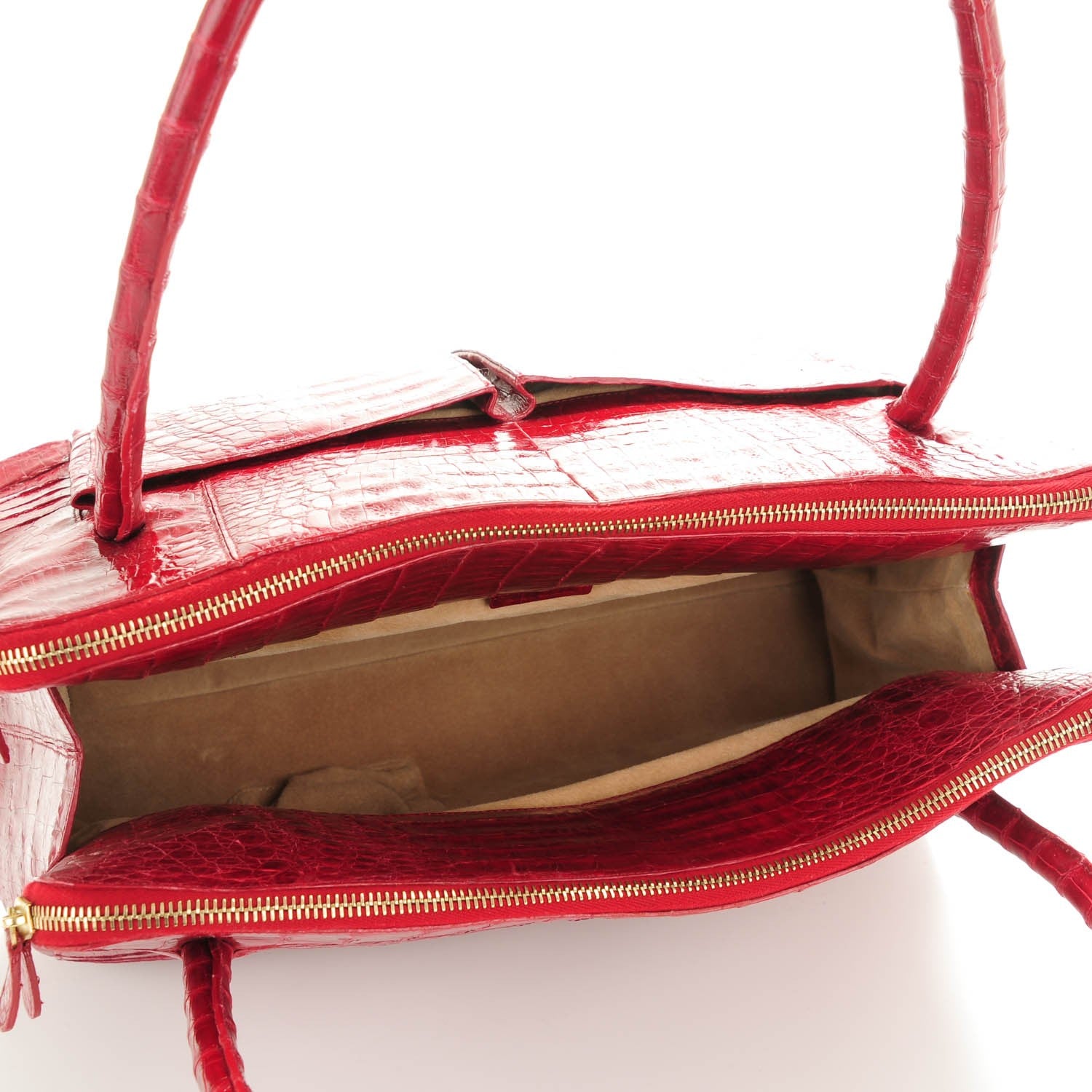 Nancy Gonzalez Crocodile Large Linda Tote Tote Red 5 of 8