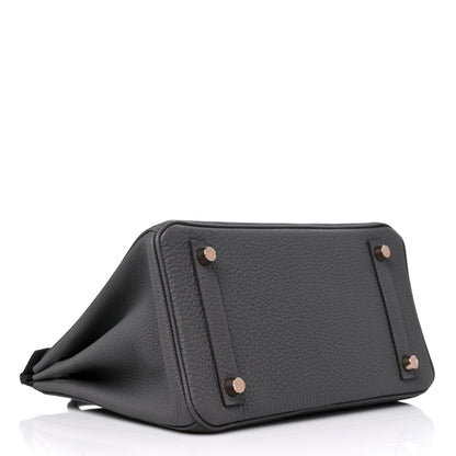 Hermes Togo Birkin 25 Etain 4 of 11