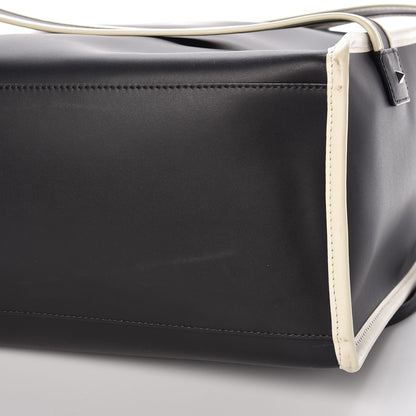 Valentino Garavani Mens Calfskin Striped Tote Black 11 of 12