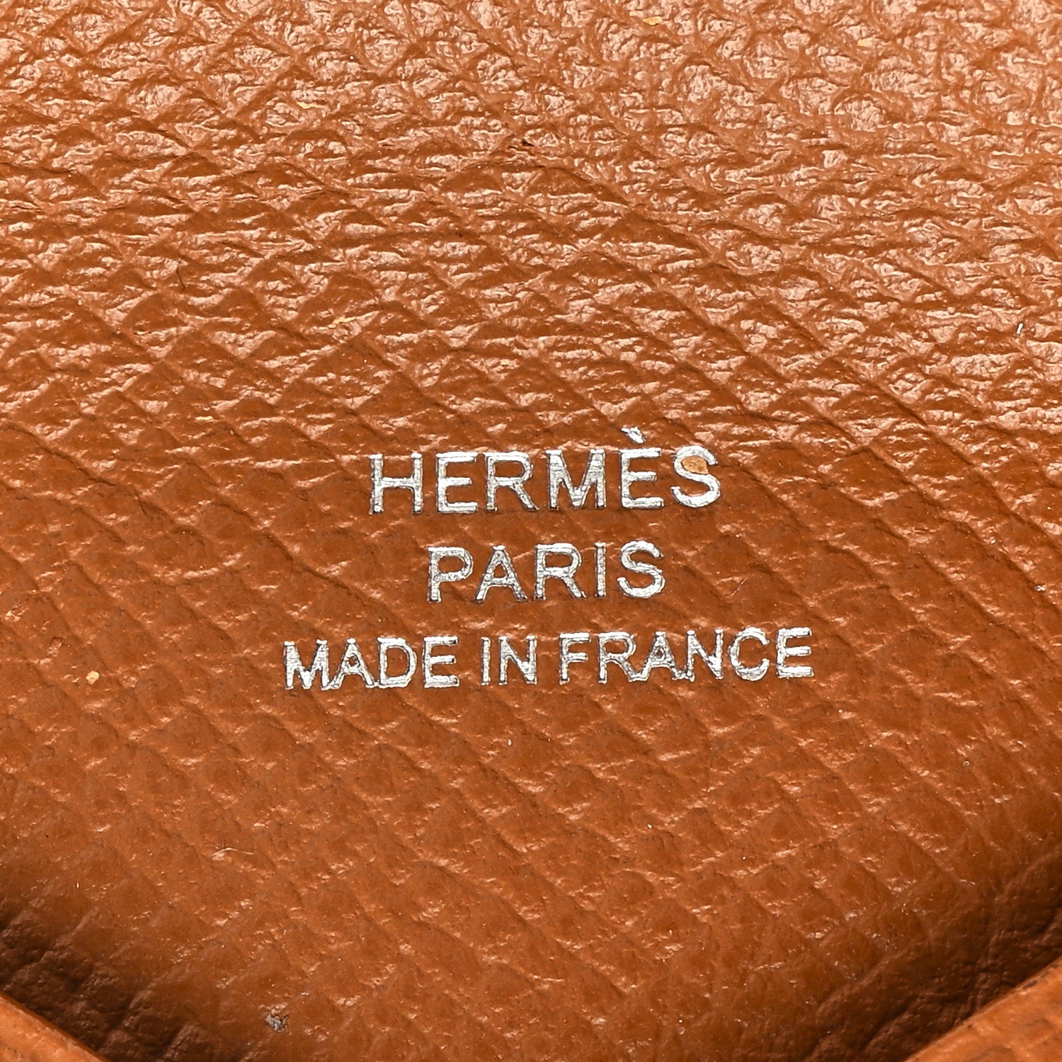 Hermes Epsom Calvi Card Case Gold 6 of 6