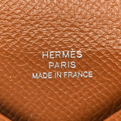 Hermes Epsom Calvi Card Case Gold 6 of 6