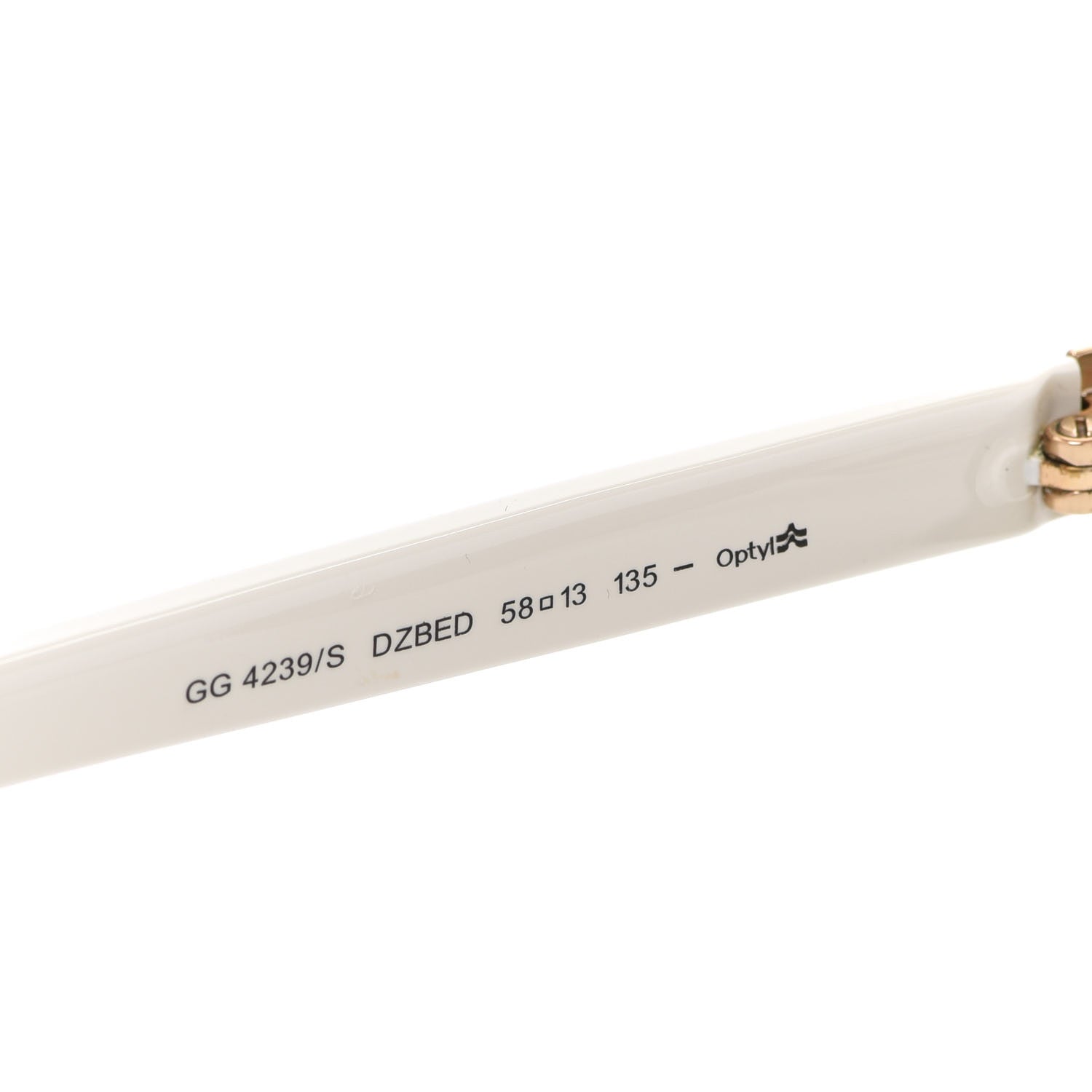 Gucci Aviator Sunglasses GG4239/S White Gold 6 of 8