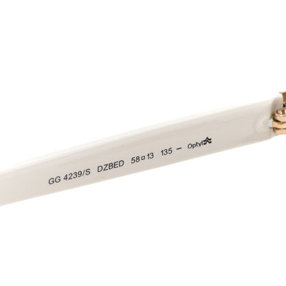 Gucci Aviator Sunglasses GG4239/S White Gold 6 of 8