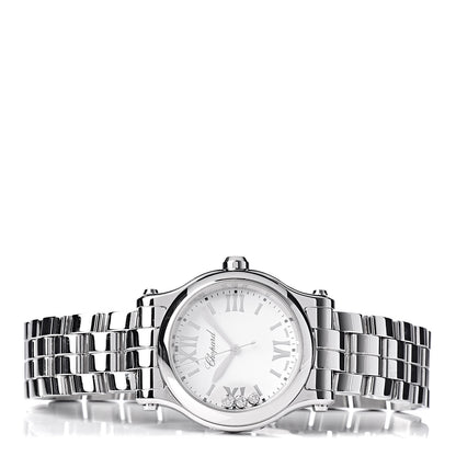 Chopard Stainless Steel 3 Diamond 30mm Happy Sport Quartz Watch 3 of 7