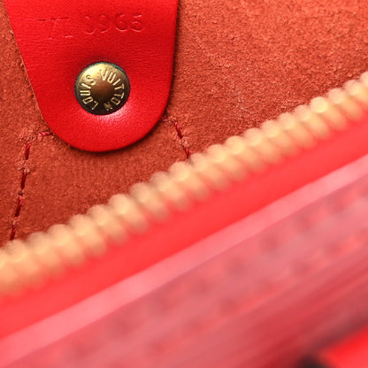 Louis Vuitton Epi Speedy 30 Castillan Red 7 of 14