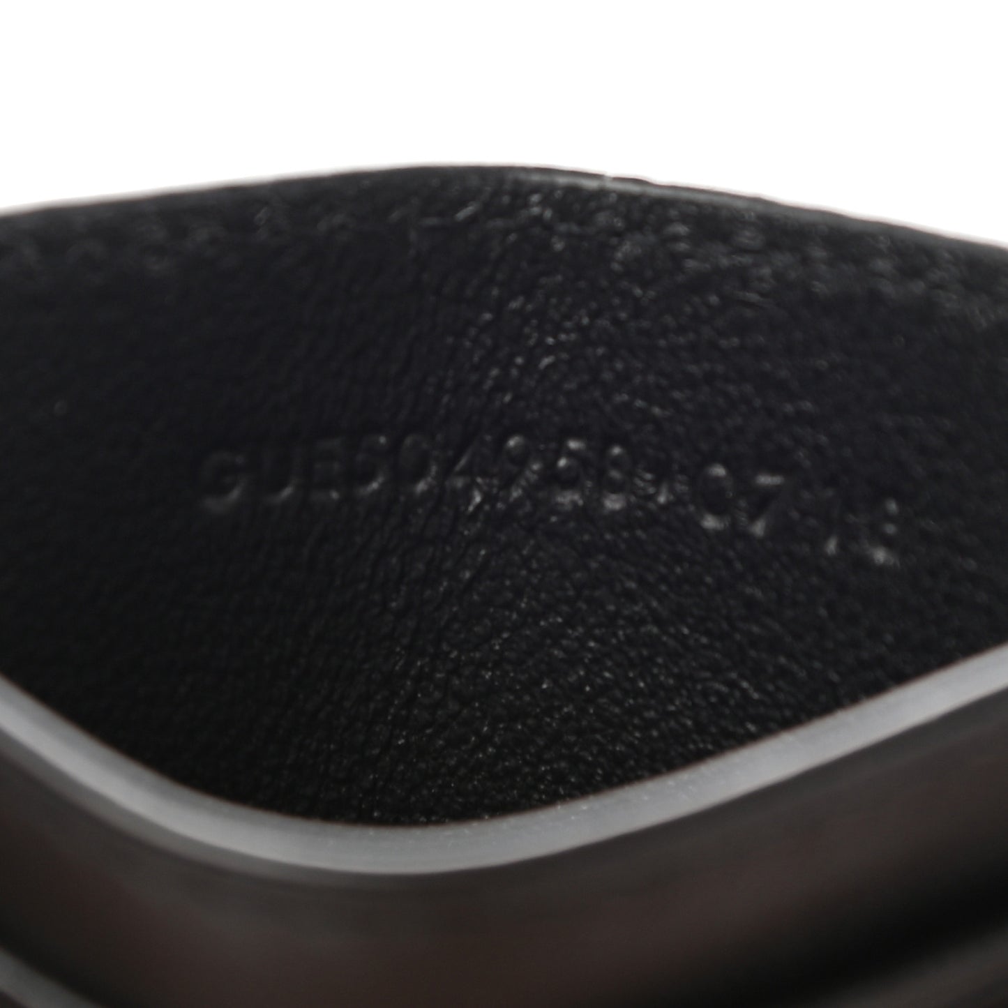 Calfskin Y Quilted Monogram LouLou Credit Card Case Black