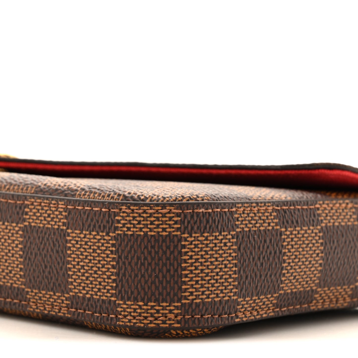 Damier Ebene Pochette Felicie Chain Wallet