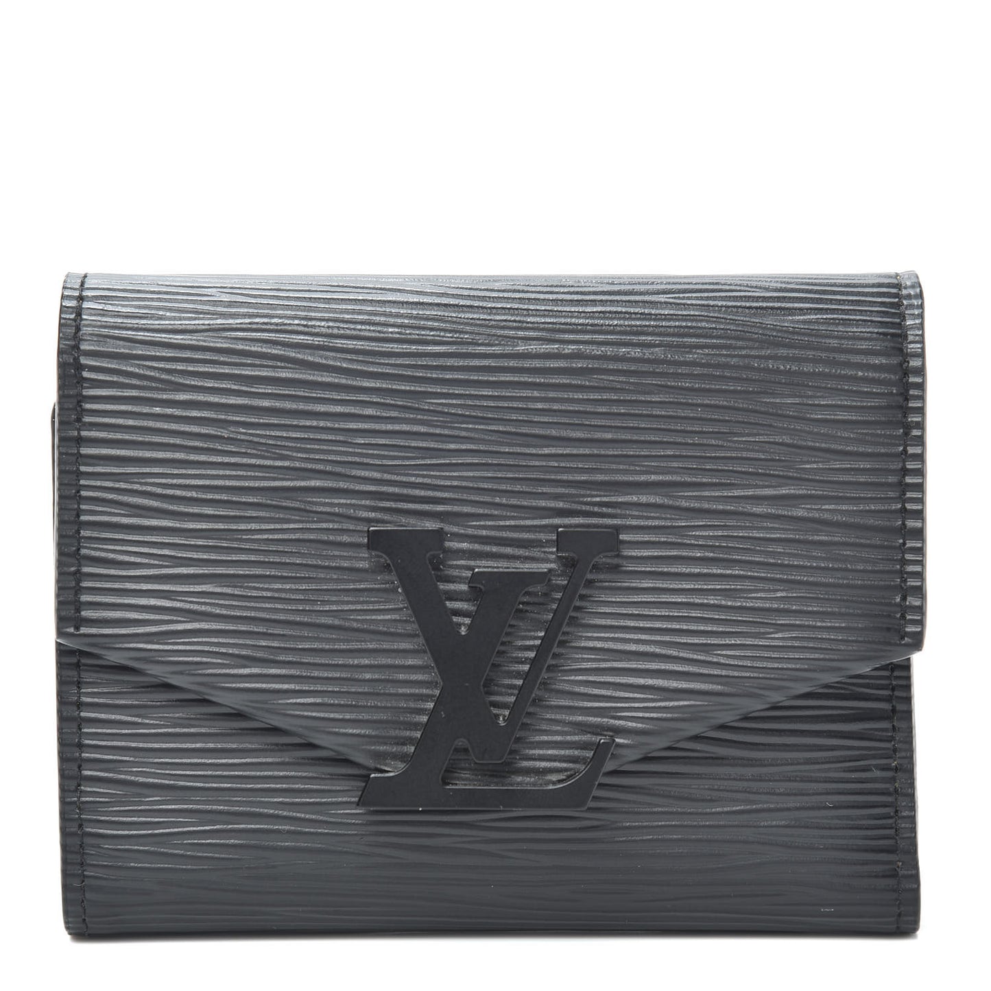Epi Grenelle Compact Wallet Black
