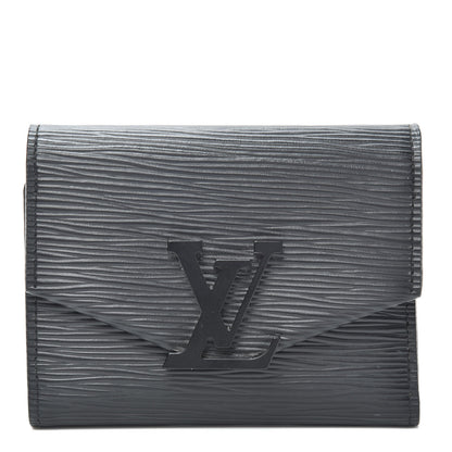Louis Vuitton Epi Grenelle Compact Wallet Black 1 of 6