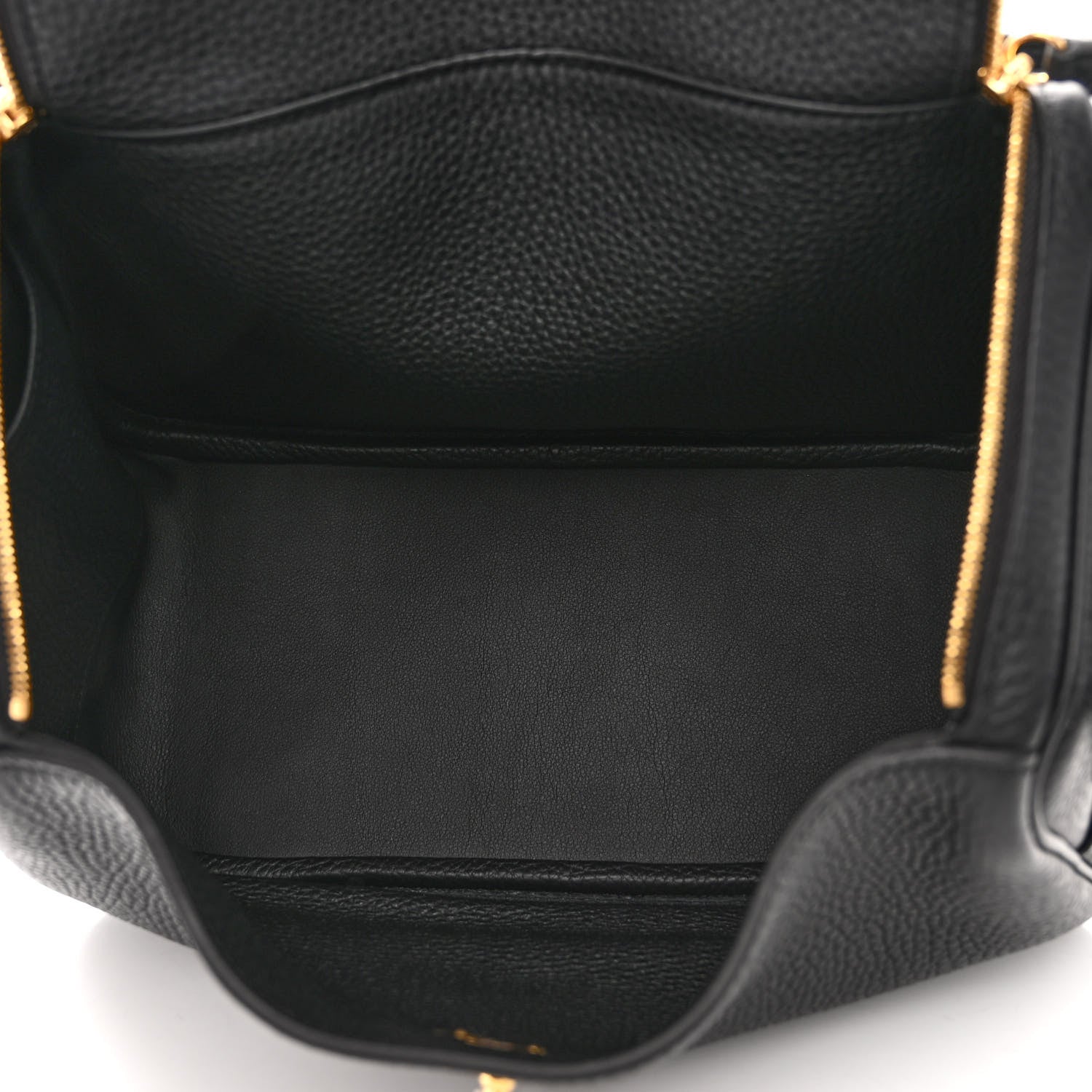 Hermes Taurillon Clemence Lindy 26 Black 5 of 11