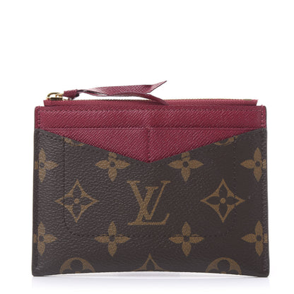 Louis Vuitton Monogram Zipped Card Holder Fuchsia 1 of 10