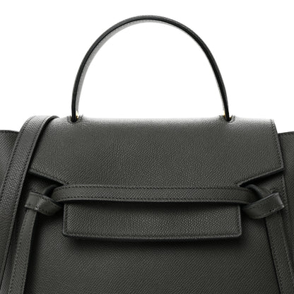 Celine Grained Calfskin Micro Belt Bag Grey 9 of 11