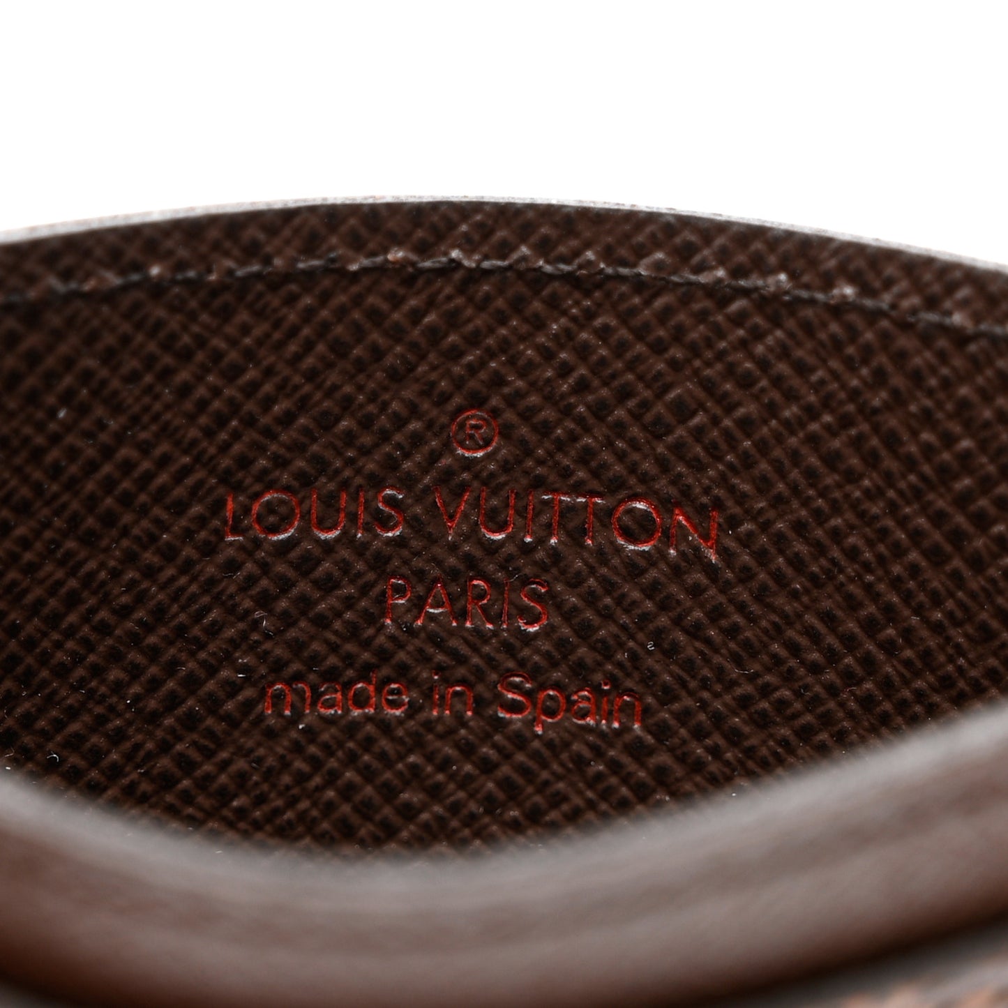 Damier Ebene Card Holder