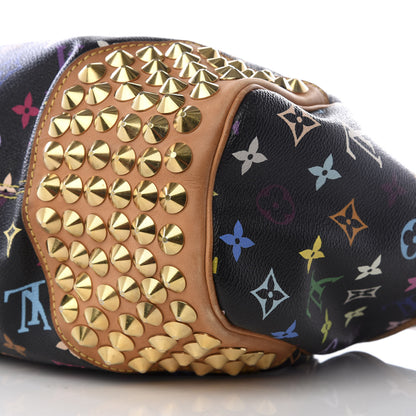 Louis Vuitton Monogram Multicolor Chrissie Black 6 of 8