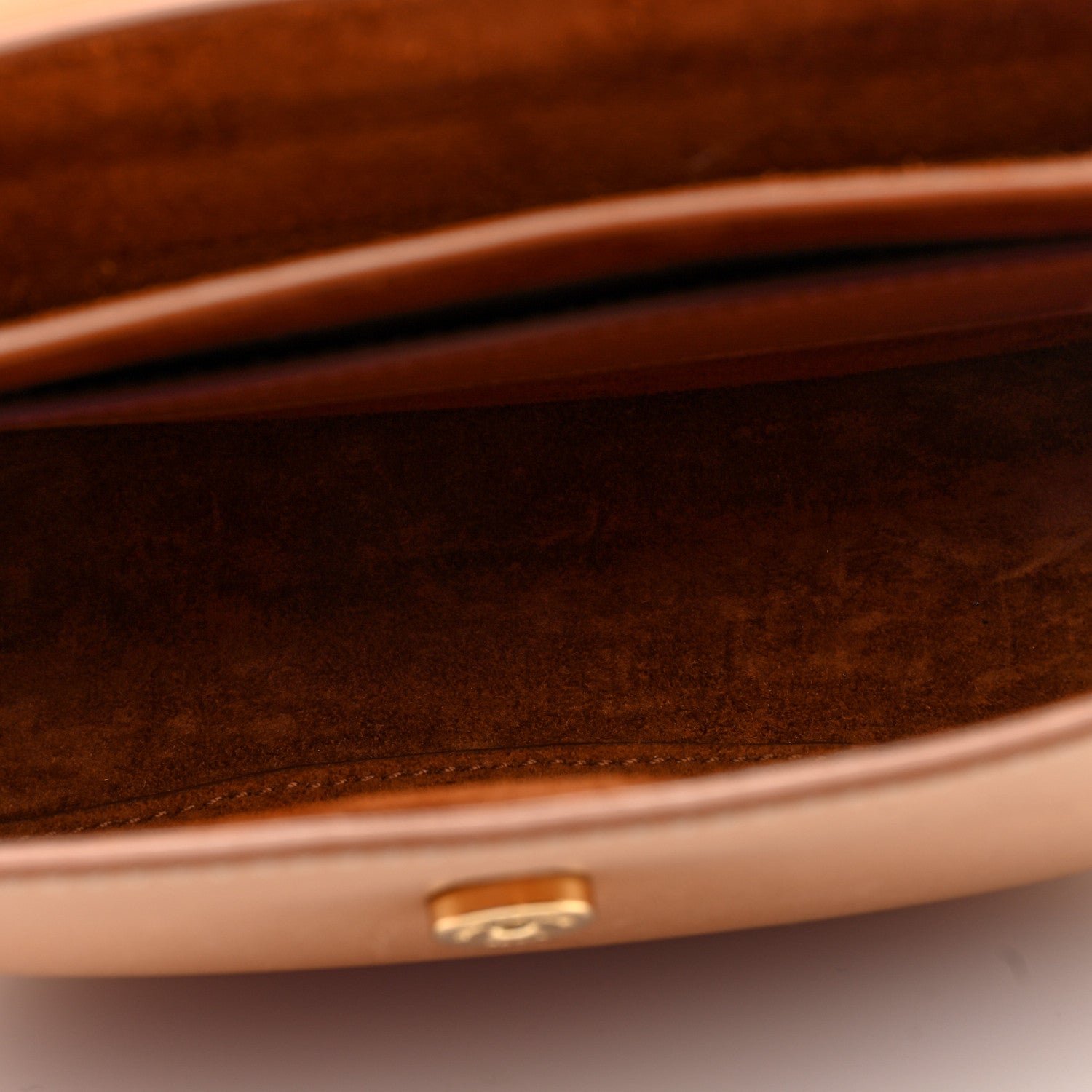 Saint Laurent Smooth Vintage Calfskin Small Kaia Satchel Brown Gold 5 of 10