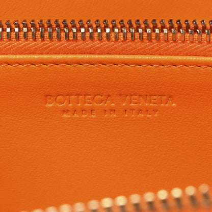 Bottega Veneta Nappa Intrecciato Zip Around Wallet Tangerine 6 of 6