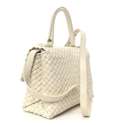 Bottega Veneta Nappa Intrecciato Patti Top Handle Bag Sea Salt 3 of 10
