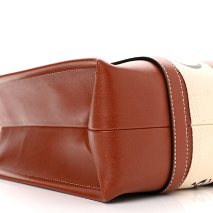 Chloe Calfskin Medium Woody Ribbon Tote Sepia Brown 9 of 10