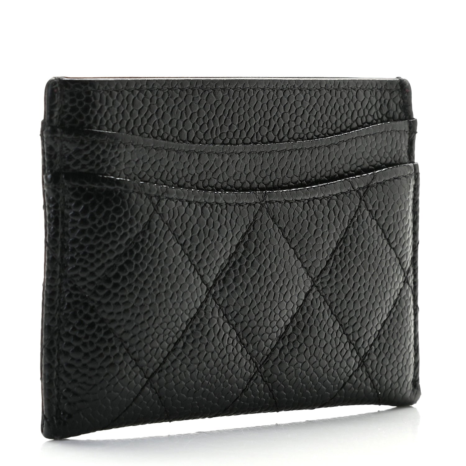 Chanel Caviar Quilted Card Holder Black 3 of 8