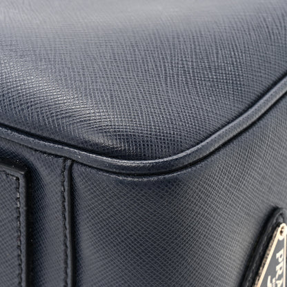 Prada Saffiano Travel Briefcase Baltico 12 of 14