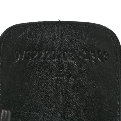 Hermes Glossed Calfskin Funk Ankle Boots 35 Black 6 of 9