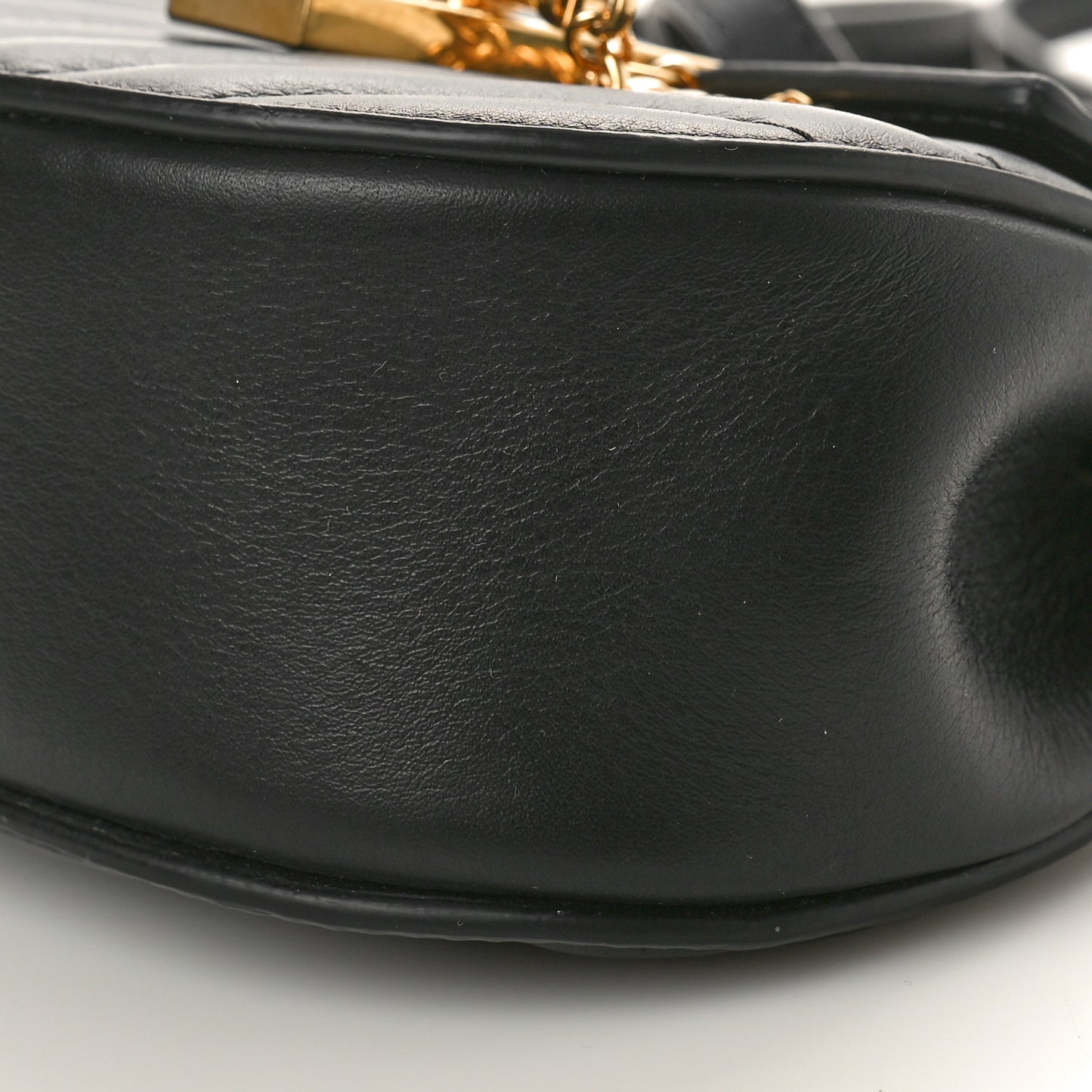Calfskin Quilted Nano Drew Bijou Shoulder Bag Black
