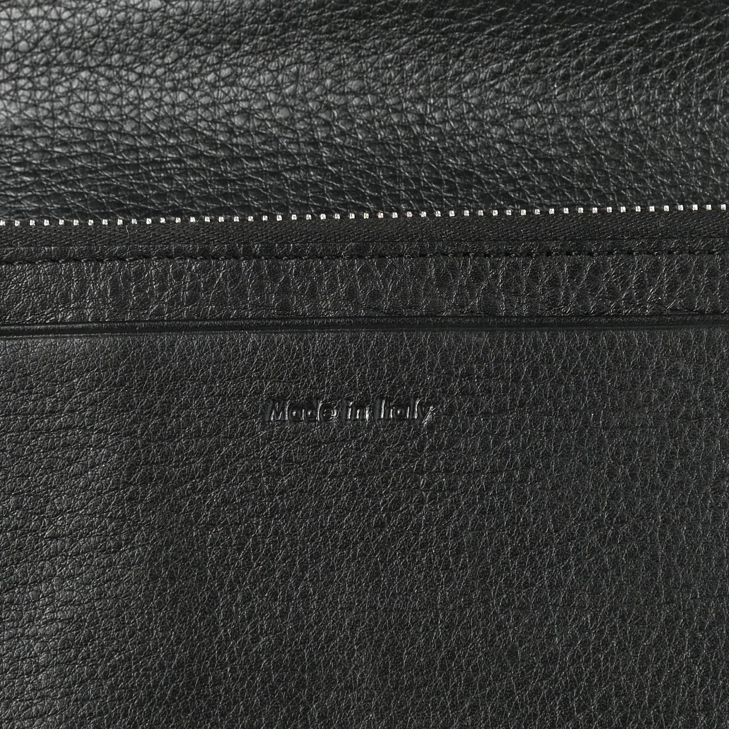 Celine Liege Calfskin Pocket Tri-Fold Multifunction Envelope Flap Wallet Navy Multicolor 5 of 5