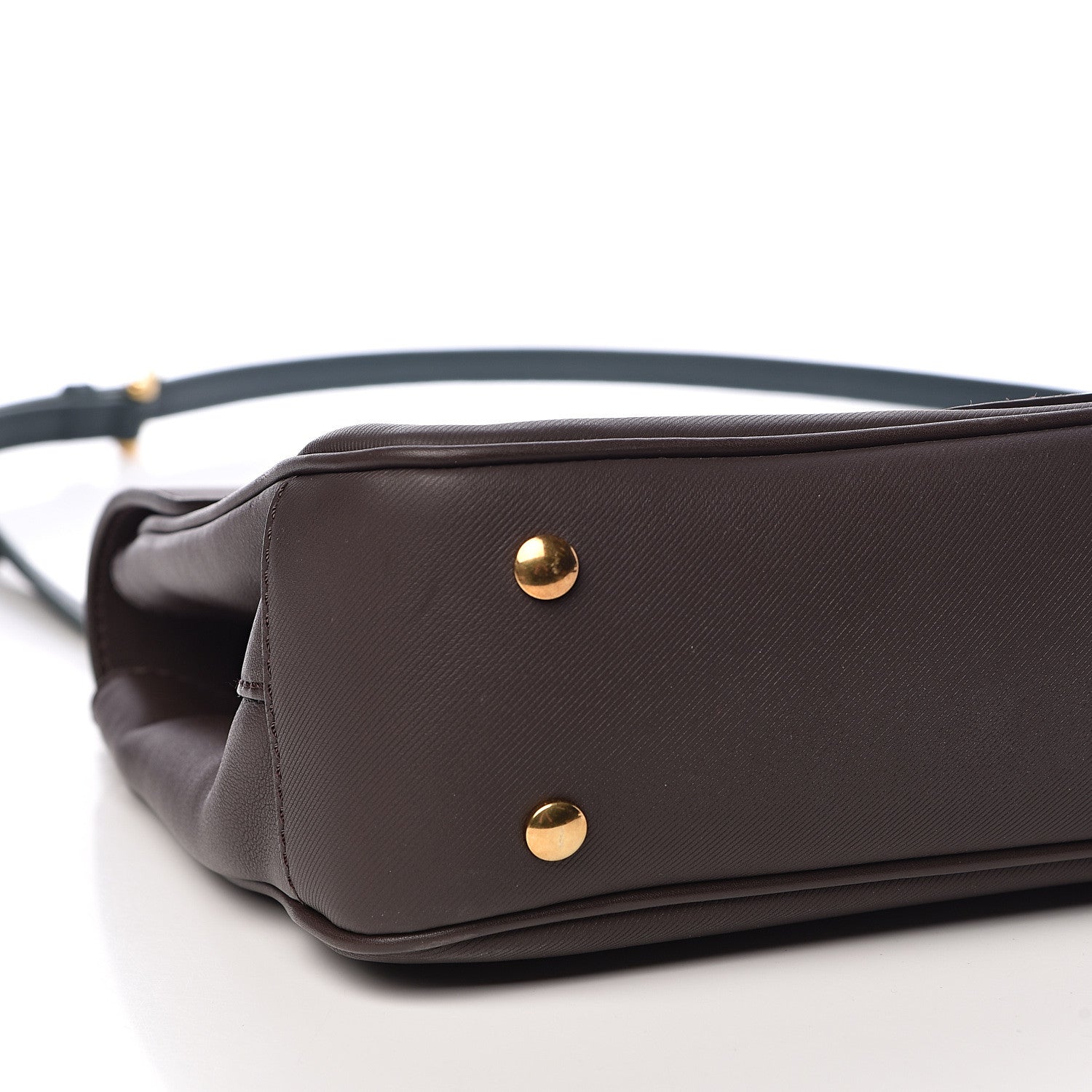 Burberry Trench Calfskin Medium DK88 Top Handle Bag Dark Chocolate 12 of 13