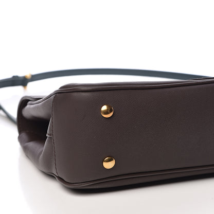 Burberry Trench Calfskin Medium DK88 Top Handle Bag Dark Chocolate 12 of 13