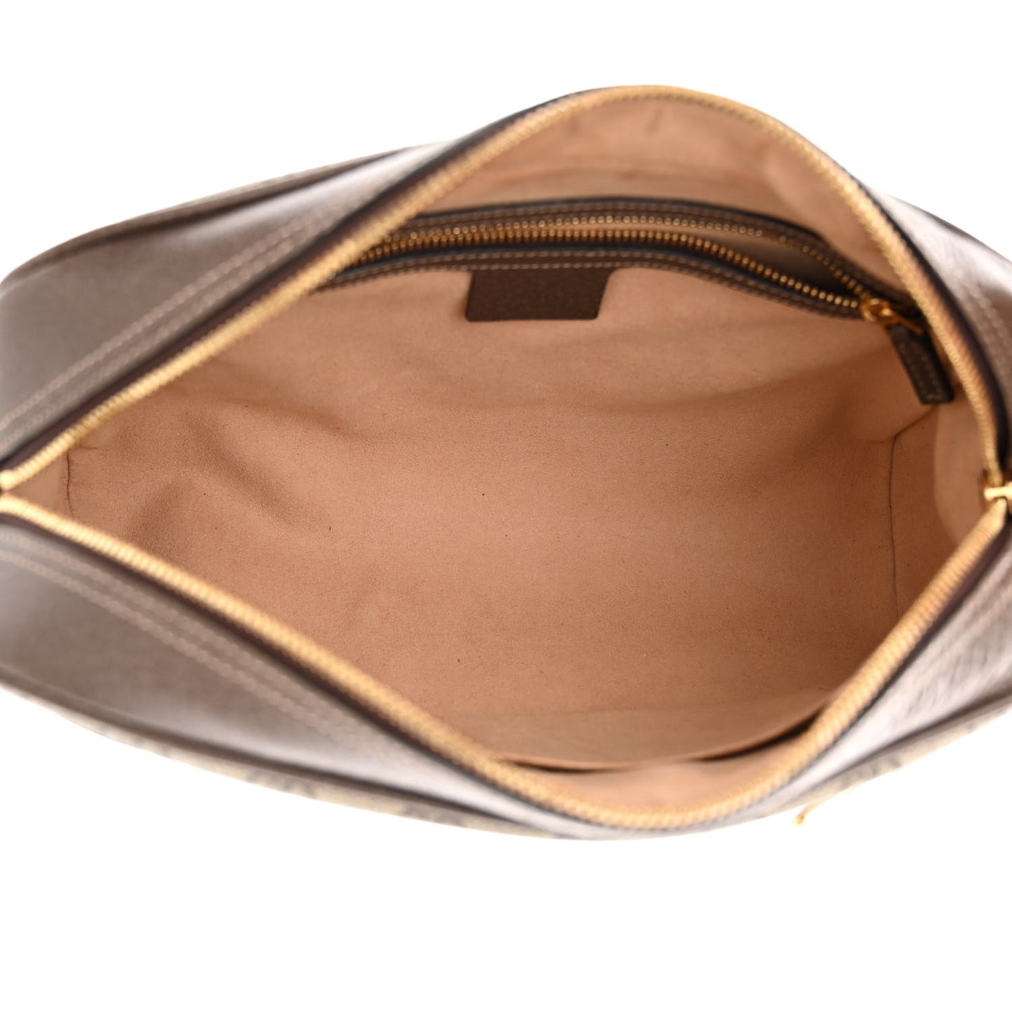 GG Supreme Monogram Web Small Ophidia Shoulder Bag Brown