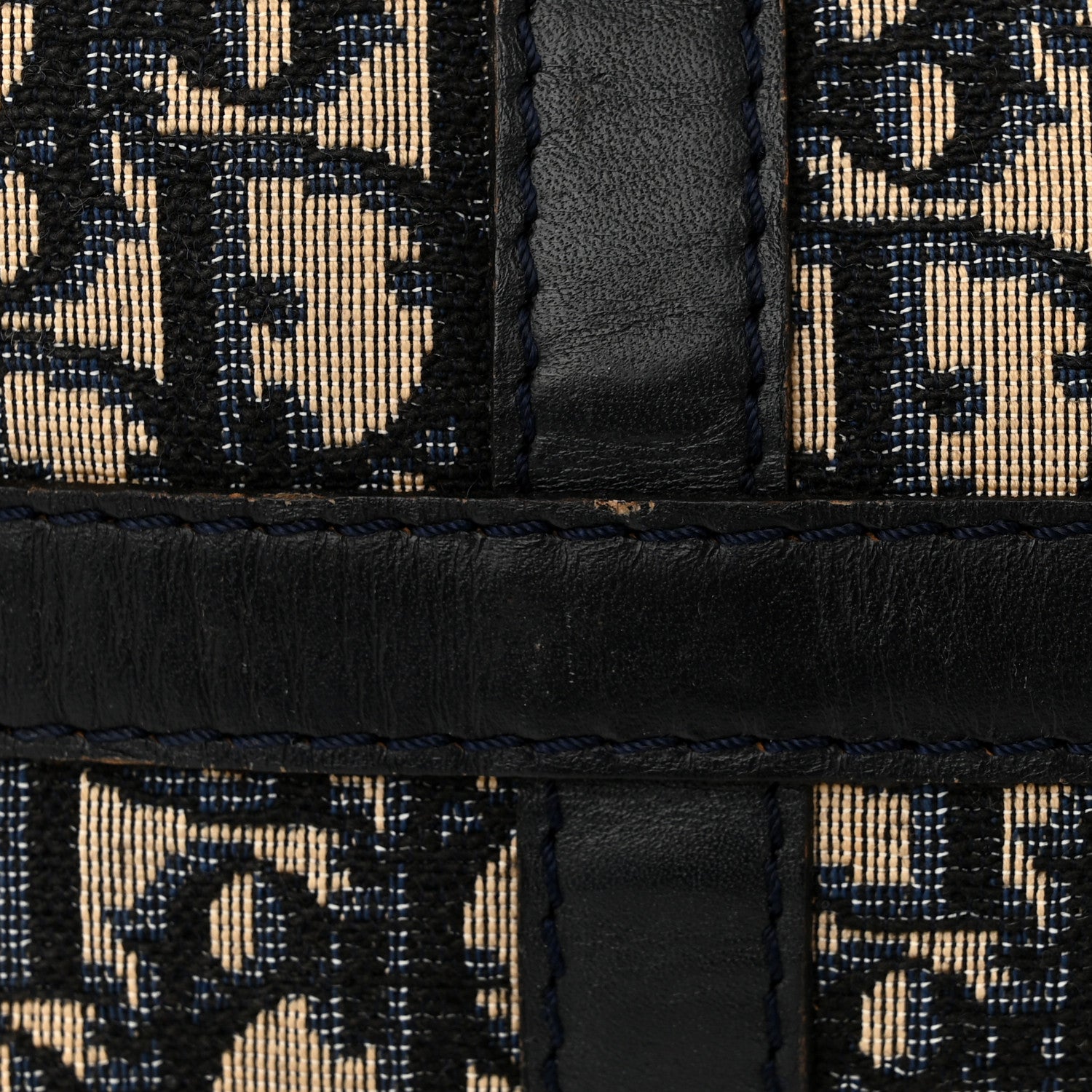 Christian Dior Monogram Duffle Navy Blue 12 of 15