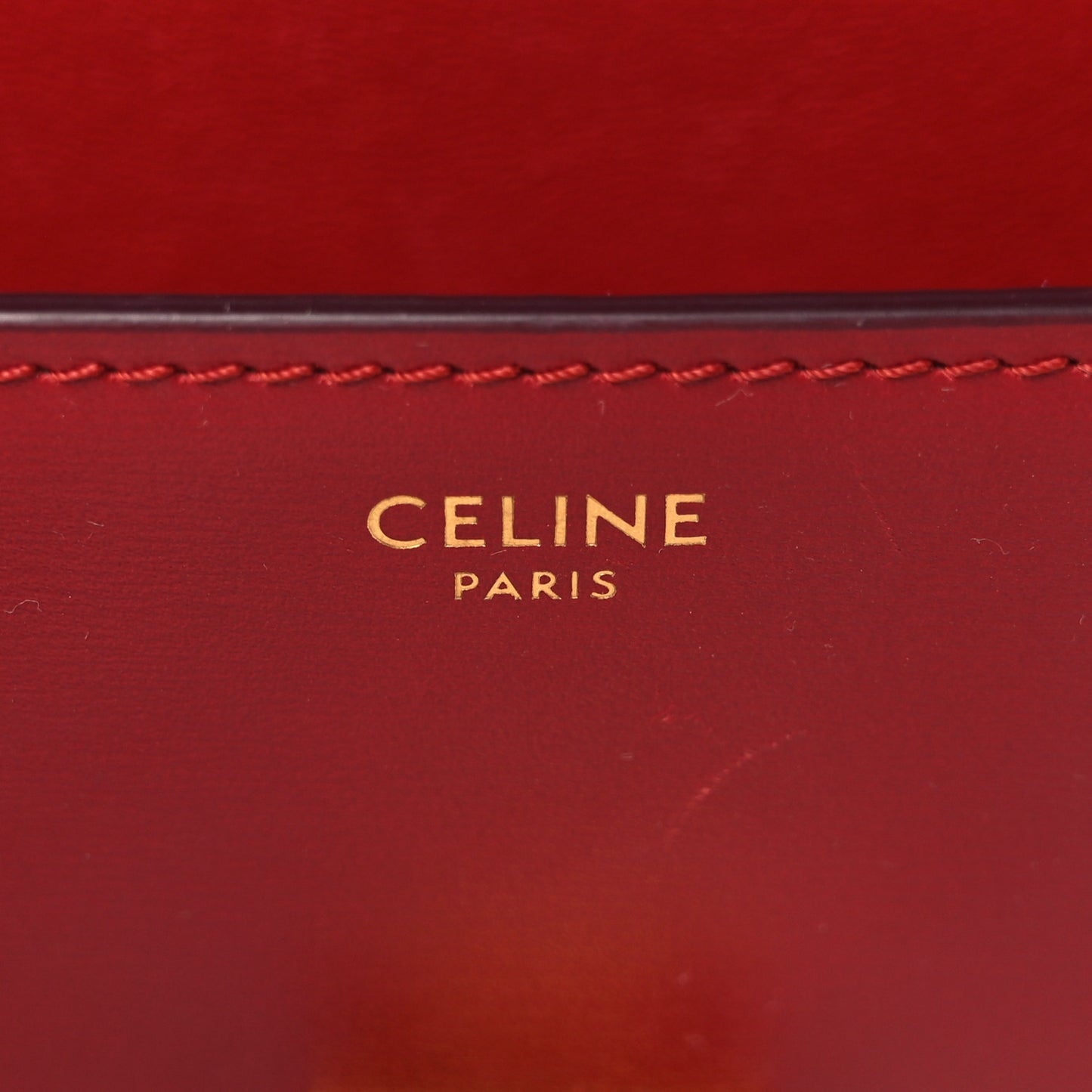 Box Calfskin Teen Classic Box Flap Bag Red