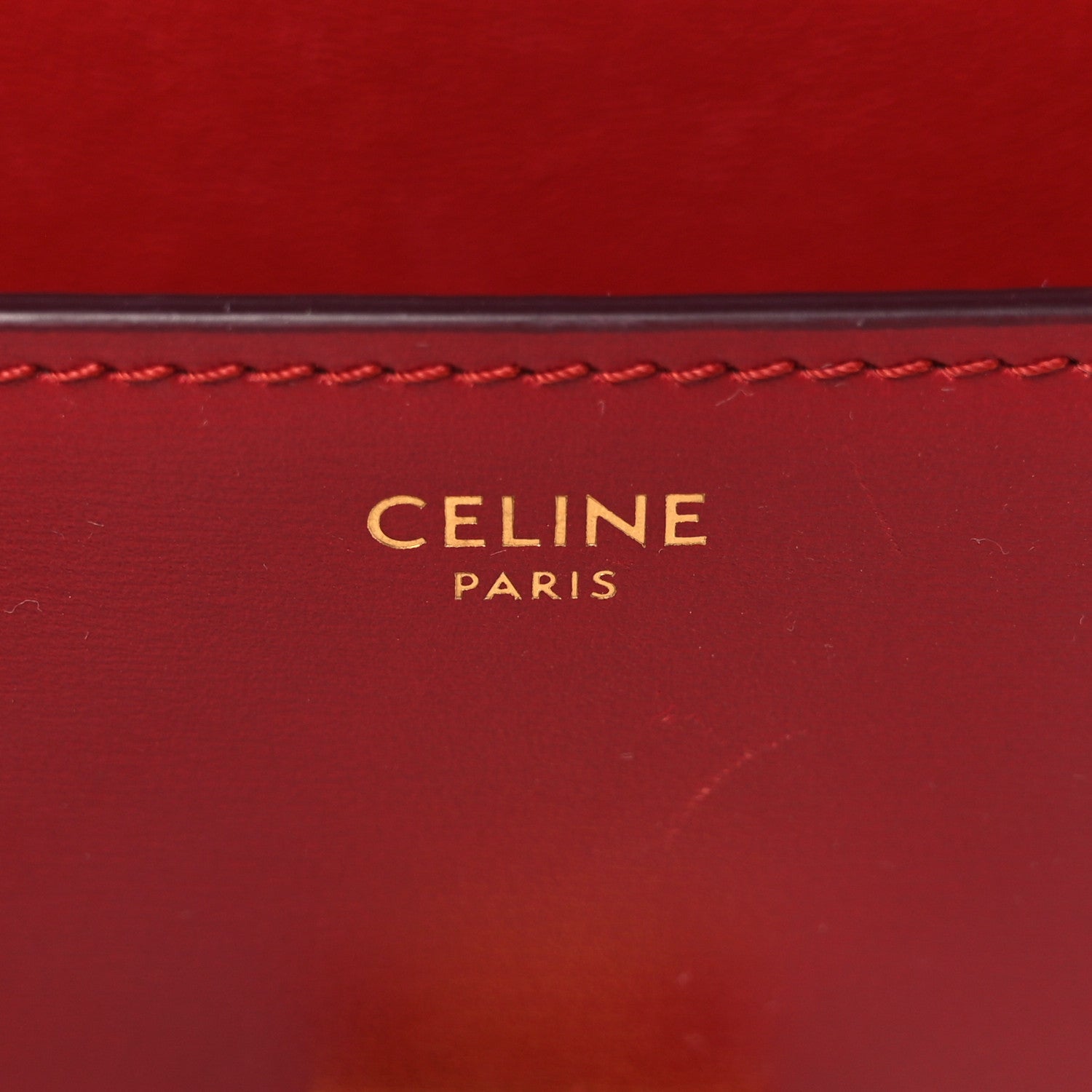 Celine Box Calfskin Teen Classic Box Flap Bag Red 5 of 11