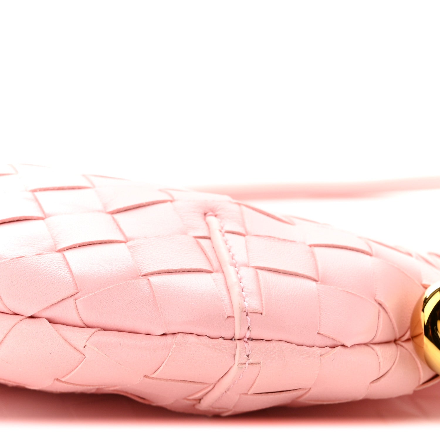 Bottega Veneta Nappa Intrecciato Baby Solstice Shoulder Bag Rose Powder 9 of 9