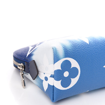 Louis Vuitton Monogram Giant Escale Cosmetic Pouch Blue 6 of 7