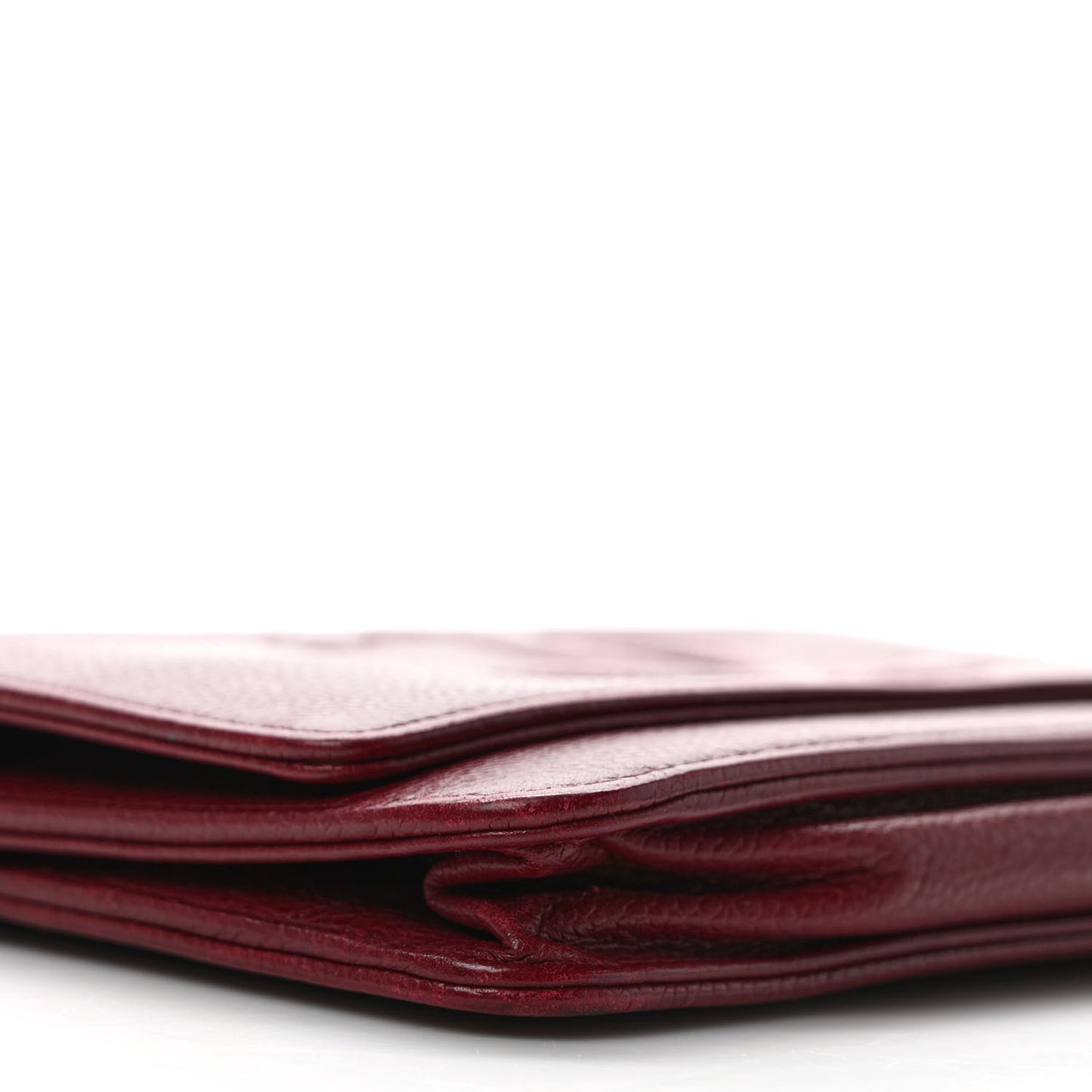 Caviar Timeless CC Wallet on Chain WOC Dark Red