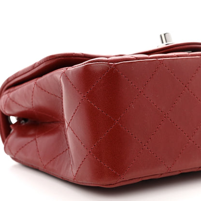Chanel Lambskin Quilted Mini Square Flap Bordeaux 9 of 11