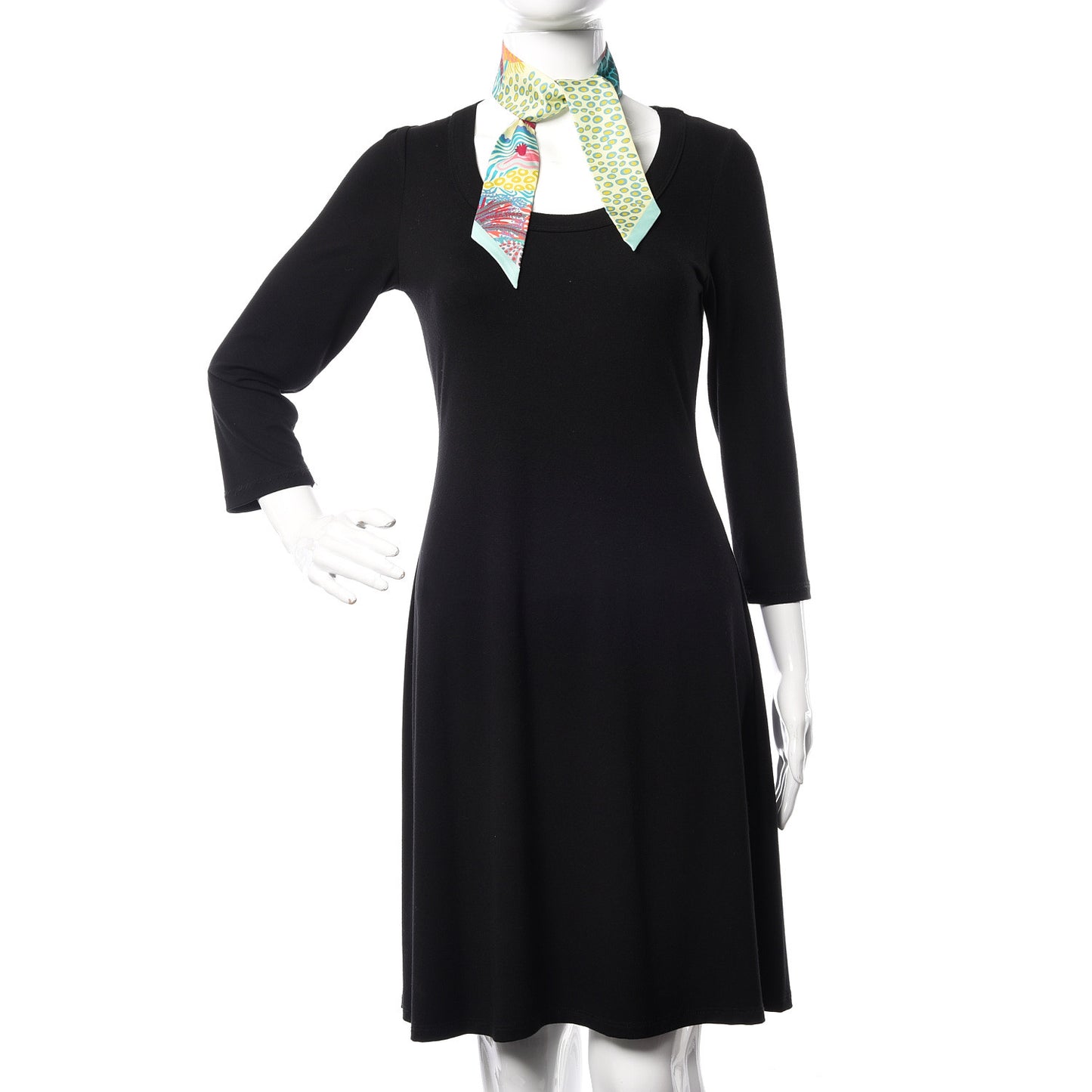 Silk Under The Waves Twilly Vert D Eau Jaune Soufre Rose