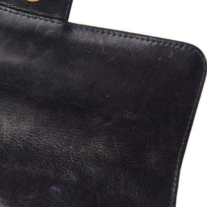 Chanel Lambskin Quilted Mini Chocolate Bar Camellia Flap Black 9 of 11