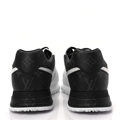 Louis Vuitton Monogram Eclipse Ice Reverse Mens Run Away Sneakers 9 5 of 10