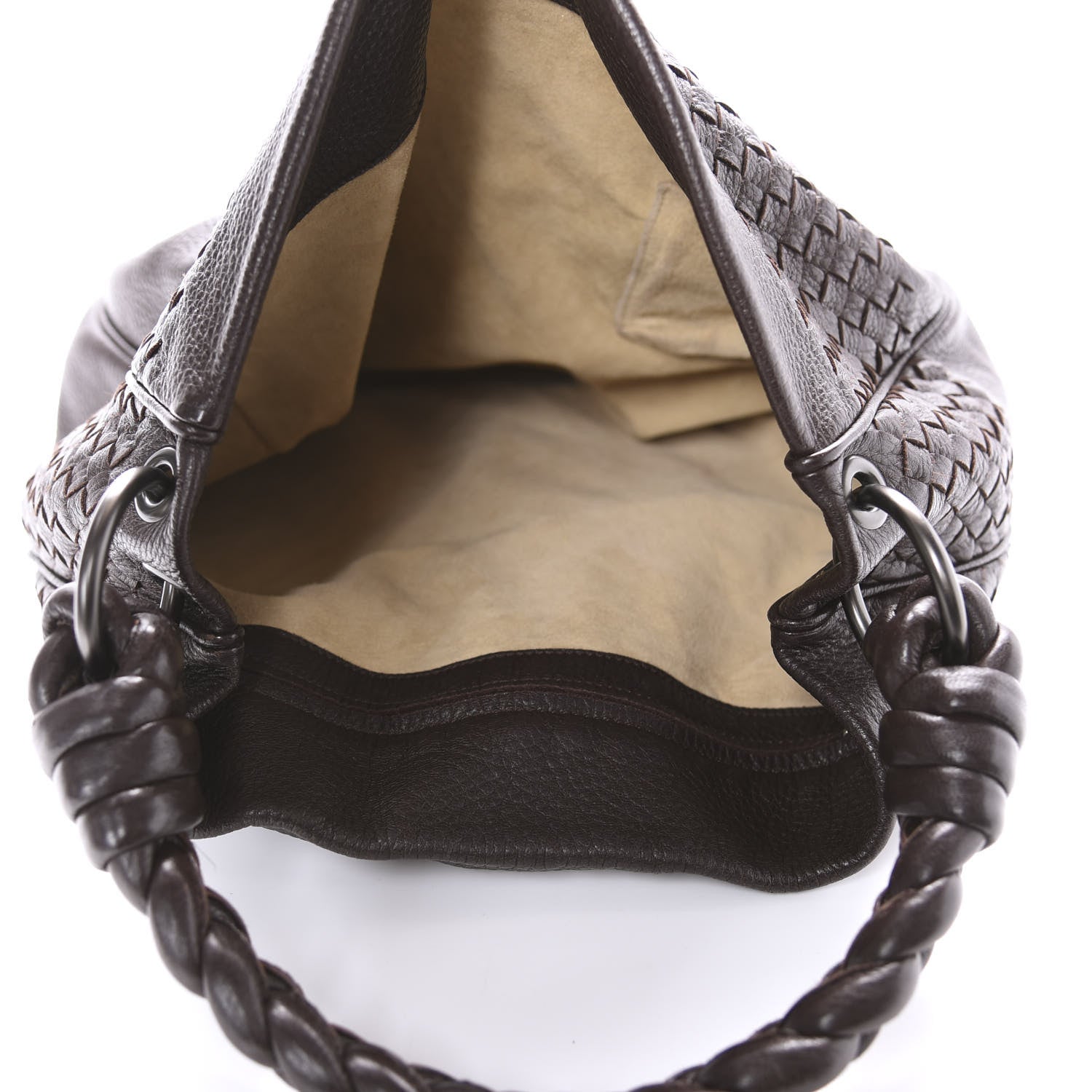 Bottega Veneta Cervo Intrecciato Shoulder Bag Ebano 5 of 13
