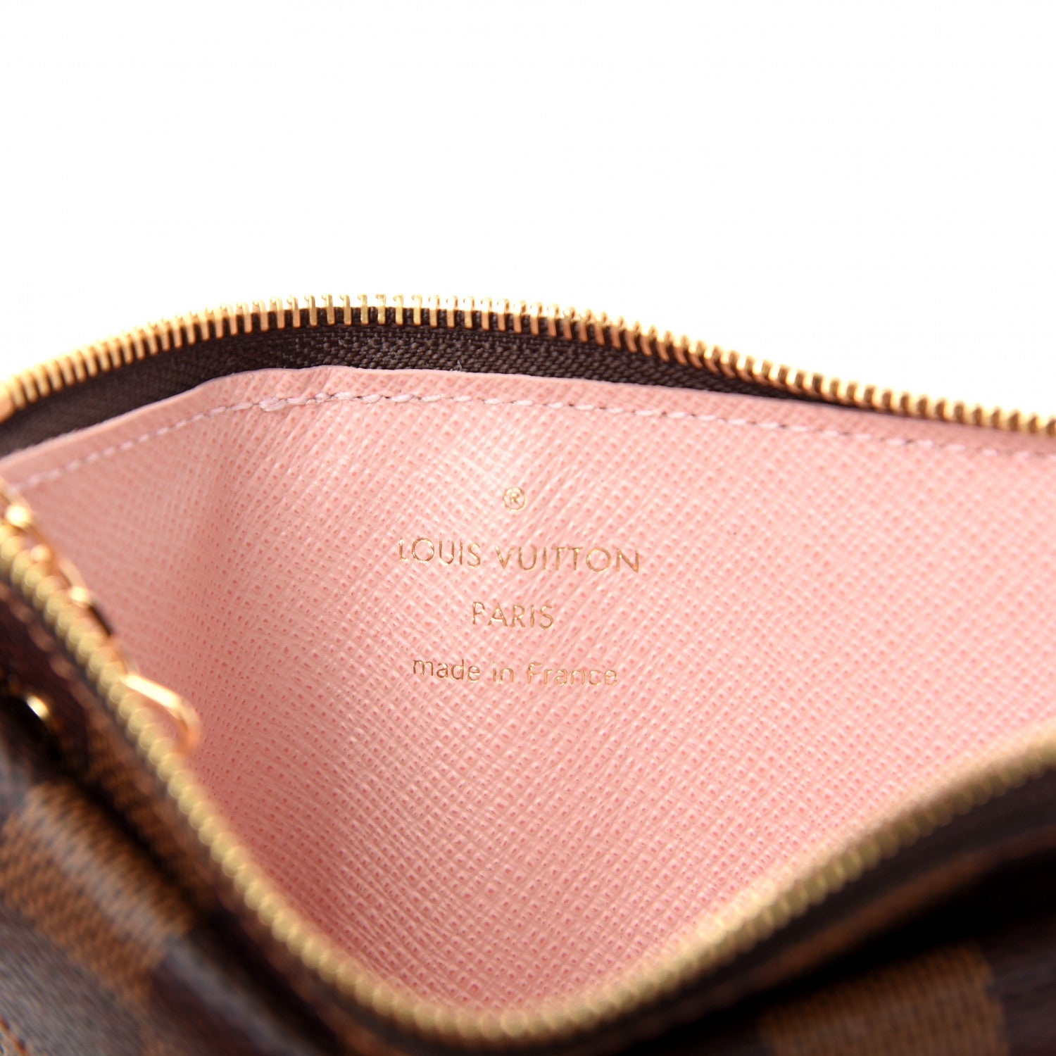 Louis Vuitton Damier Ebene Recto Verso Card Holder Rose Ballerine 6 of 7
