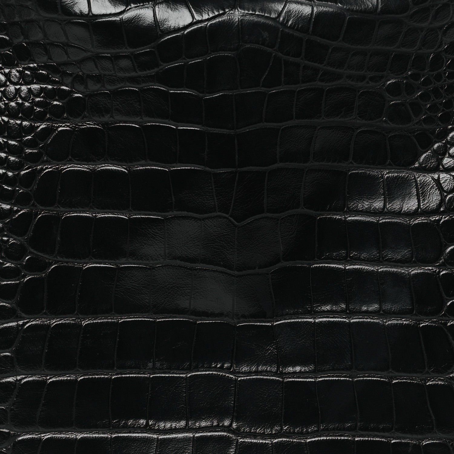Balenciaga Extra Supple Calfskin Crocodile Embossed Small Tool 2.0 North-South Tote Black 9 of 11