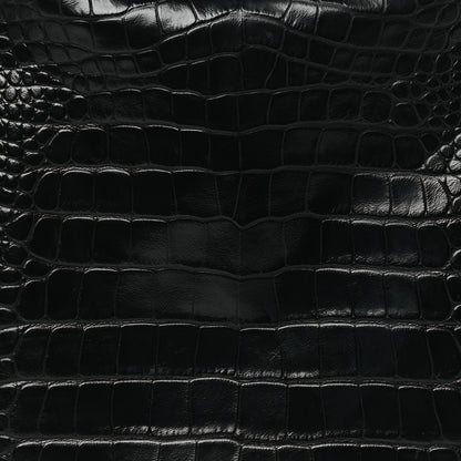 Balenciaga Extra Supple Calfskin Crocodile Embossed Small Tool 2.0 North-South Tote Black 9 of 11